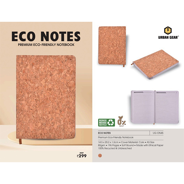 Eco Friendly Notebook Eco Notes UG-ON45