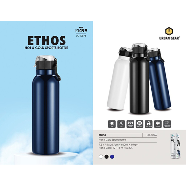 Stainless Steel Hot N Cold Bottle (660Ml) Ethos