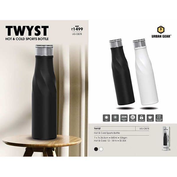 Stainless Steel Hot N Cold Bottle (540Ml) Twyst