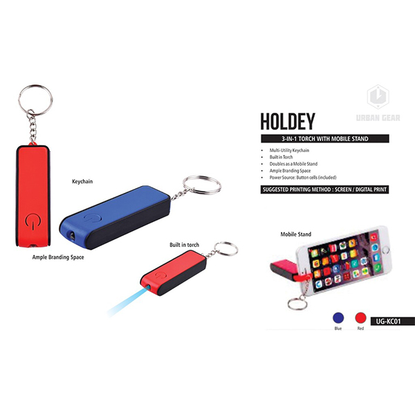 3-In-1 Mobile Stand With Torch Holdey Ug-Kc01