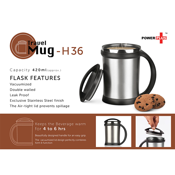 H36 – Power Plus Vacuumized Travel Mug