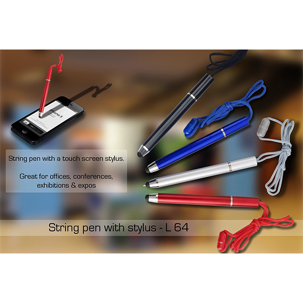 L64 – String Pen With Stylus