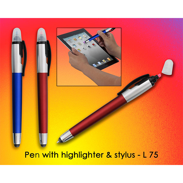L75 – Pen With Highlighter & Stylus