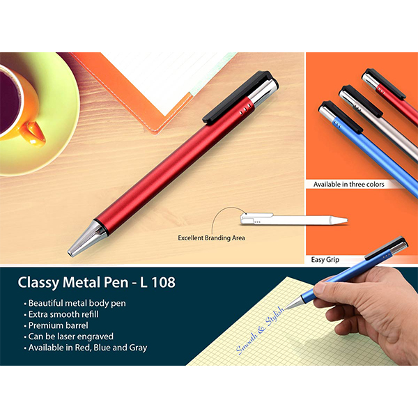 L108 – Classy Metal Pen