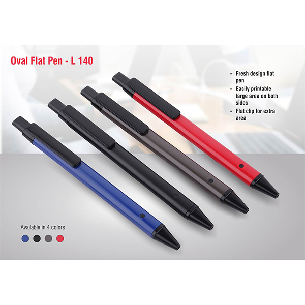 L140 – Oval Flat Pen