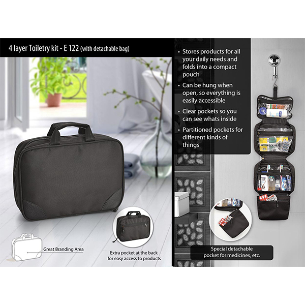 S-E122 – 4 Layer Toiletry Kit