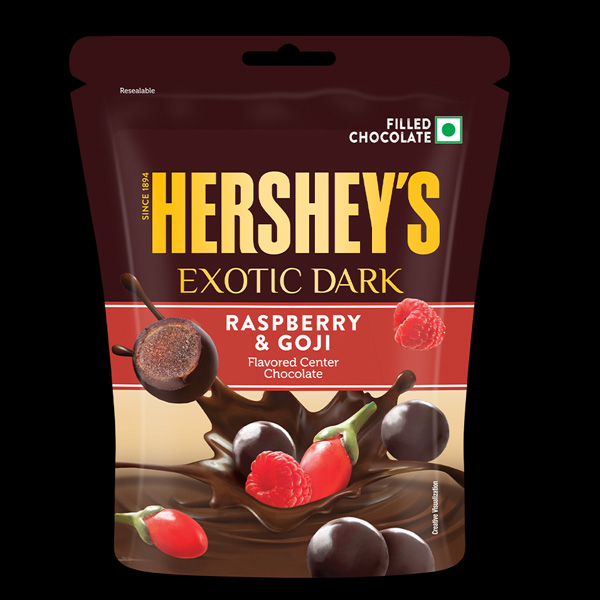 Hershey'S Exotic Dark Raspberry & Goji Pouch 33.3G