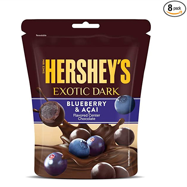 Hershey'S Exotic Dark Blueberry & Acaipouch 33.3G