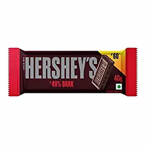 Hershey'S Bar Dark Chocolate New 40G