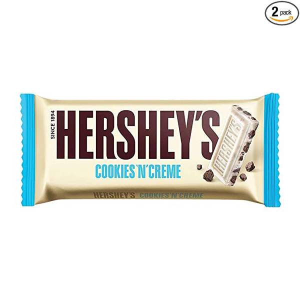Hershey'S Bar Cookies ‘N’ Creme 100G