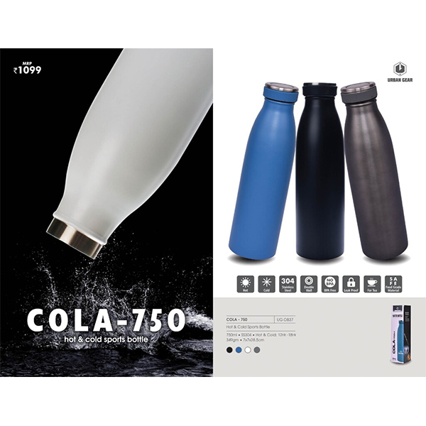 Stainless Steel Hot And Cold Bottle - Cola 750