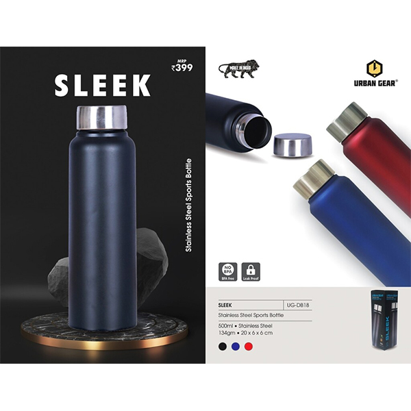 Sports Bottle 500Ml - Sleek