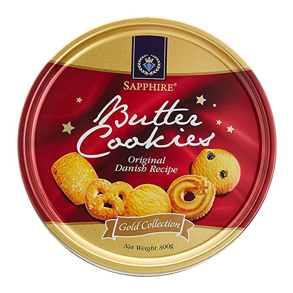 Sapphire Butter Cookies Gold Collection - 300 Grams