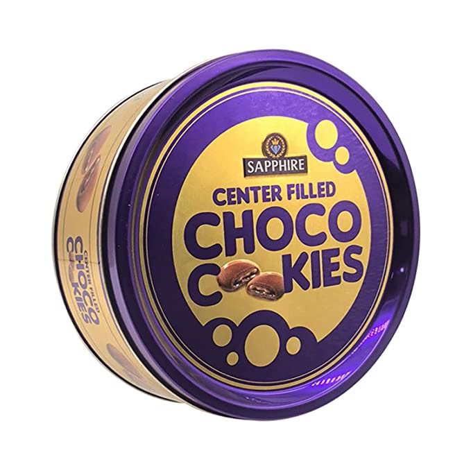 Choco Filled Cookies - Tin Gift Box (350 Grams)