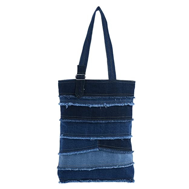 Fringe Detail Deni Tote