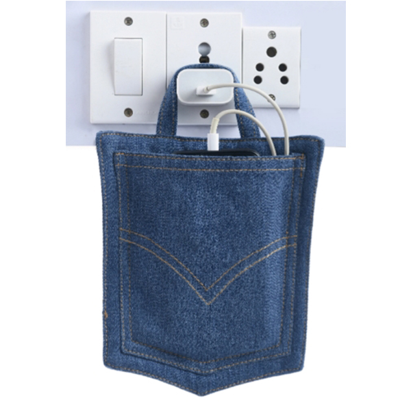 Upcycled Denim Pocket (Set Of 2)