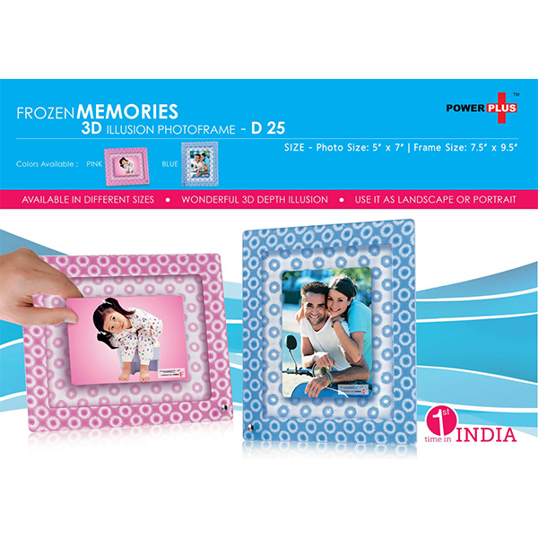 D25 – Frozen Memories – 3D Photo Frame (5 X 7)