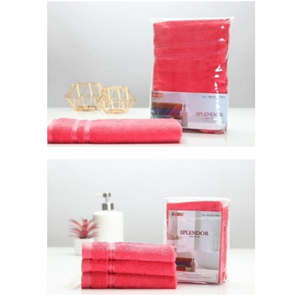 Splendor Bath Towel+ Splendorface Towel Set Of3