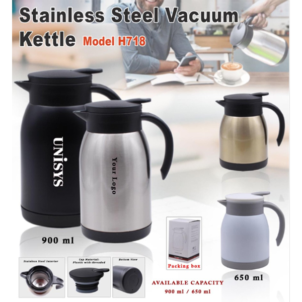 H718 Stainless Steel Vacuum Kettle