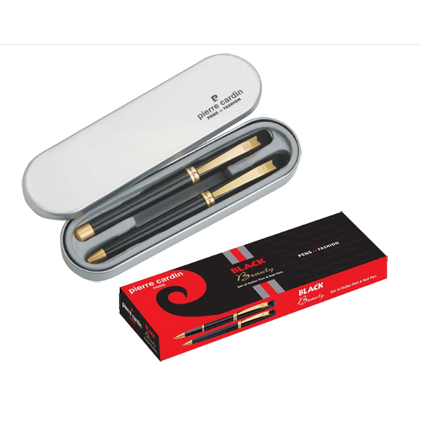 Black Beauty Set Of Ball Pen And Roller Pen