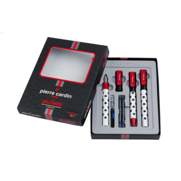 Hollywood Set Of Ball Pen,Fountain Pen And Roller Pen