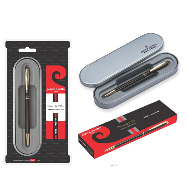 Beverly Hills Black And Gold Ball Pen