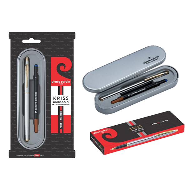 Kriss White Gold Roller Pen