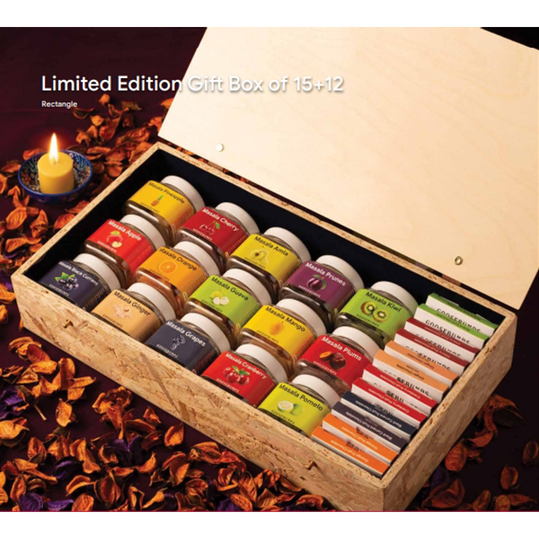 LTD Edition Gift Box Of 15+12(Masala Fruits+Fruit Chocolates)