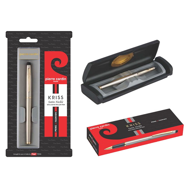 Kriss Satin Nickel Roller Pen