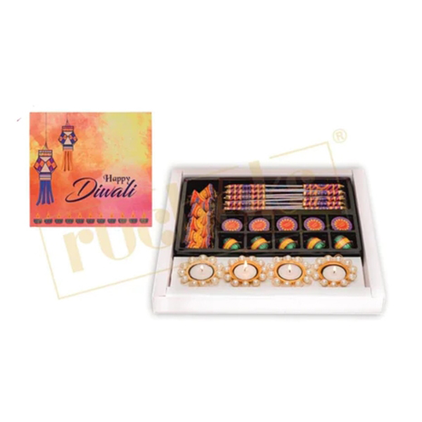 P1 + 4 - Premium Diwali Cracker Box + 4 Candle