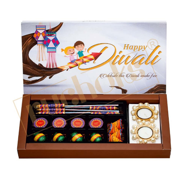 P2 + 2 - Premium Diwali Cracker Box + 2 Candle