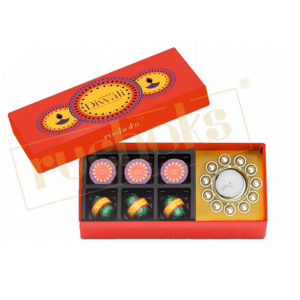 D5 - Premium Diwali Cracker Box + 1 Candle