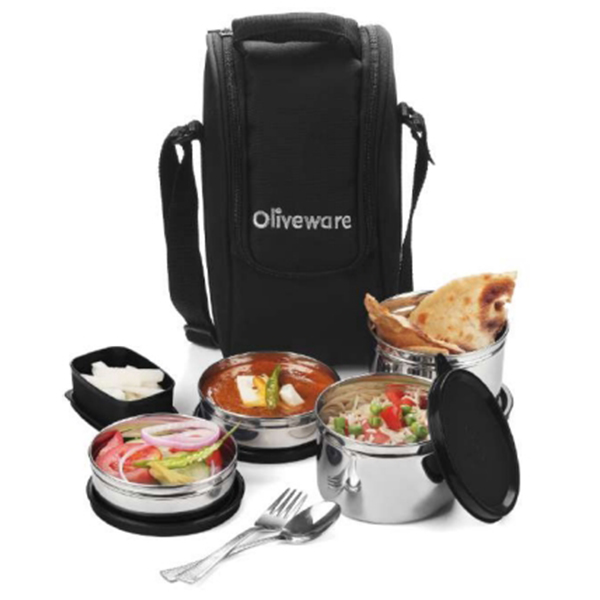 Lb108 - Executive Stainless Steel Lunch Box