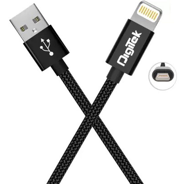 Dc Ltc Nb 1M Nylon Braided Hd Lightning Cable 3A Metal Head