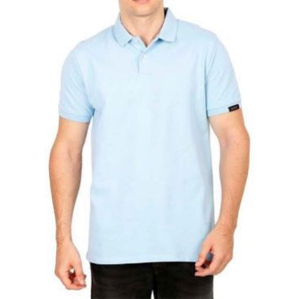 Unisex Light Blue Polo Tee