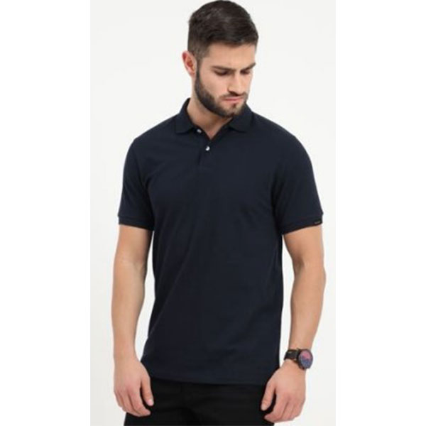 Unisex Navy Blue Polo Tee