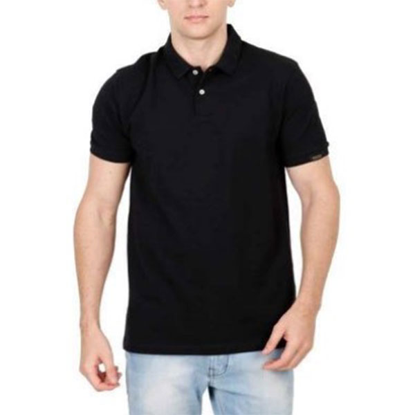 Unisex Black Polo Tee
