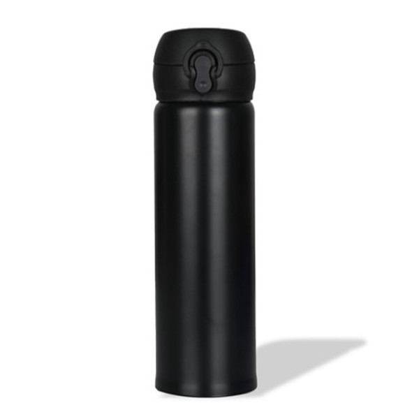 Ek3206 Black Matte-Finished Hot & Cold Flask 450Ml
