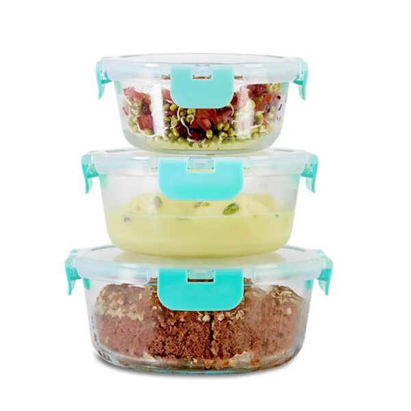 390Ml, 635Ml, 930Ml Allo Foodsafe Microwave Oven Safe Glass Container