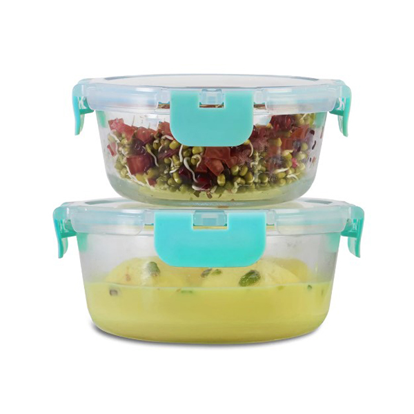 390Ml, 635Ml Allo Foodsafe Microwave Oven Safe Glass Container
