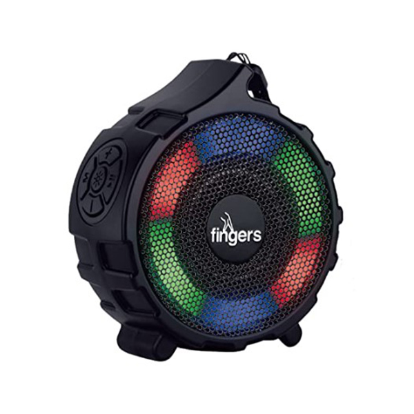 Fingers Rgb-Gem Portable Speakers [Bt | Usb/Microsd | Fm | Aux | 5W]