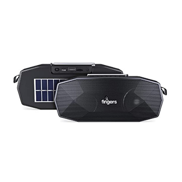 Fingers Solarhunk Portable Speakers [Bt | Usb/Microsd | Fm | Aux | 8W]