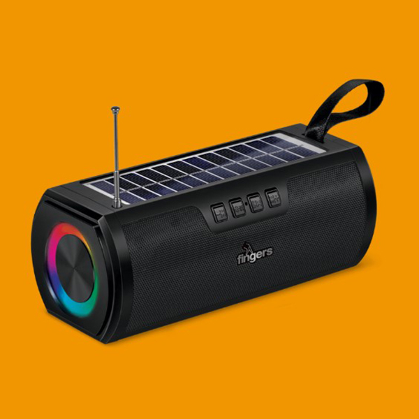 Fingers Solarhunk2 Portable Speakers [Bt | Usb/Microsd | Fm | Aux | 8W]