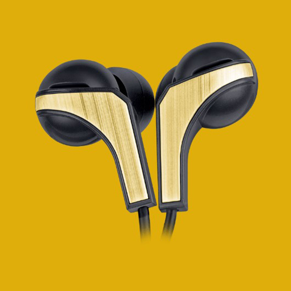 Fingers Soundboomerang Wired Earphones - Ink Black + Gold|Imperial Blue + Silver