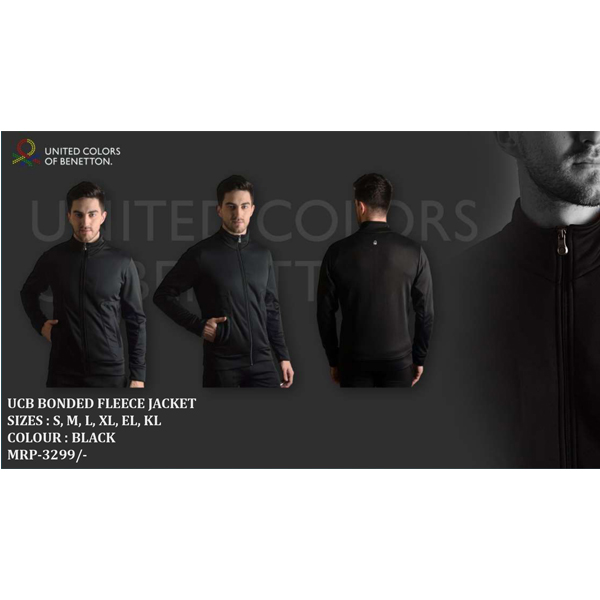 Ucb Bonded Fleece Jacket Black