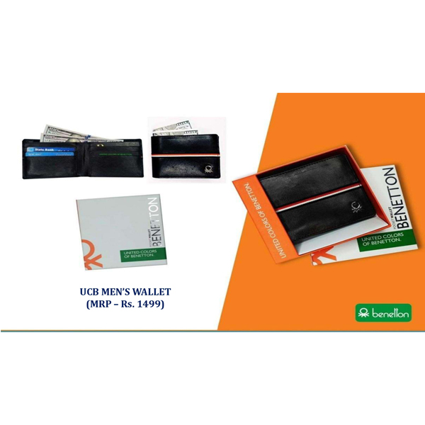 Ucb Men’S Wallet Black