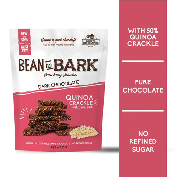 Bean To Bark - Quinoa Crackle 80 Grams