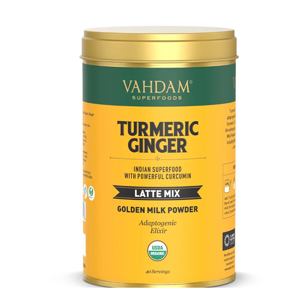 Turmeric Ginger Latte, Golden Milk Powder, 100 Gm