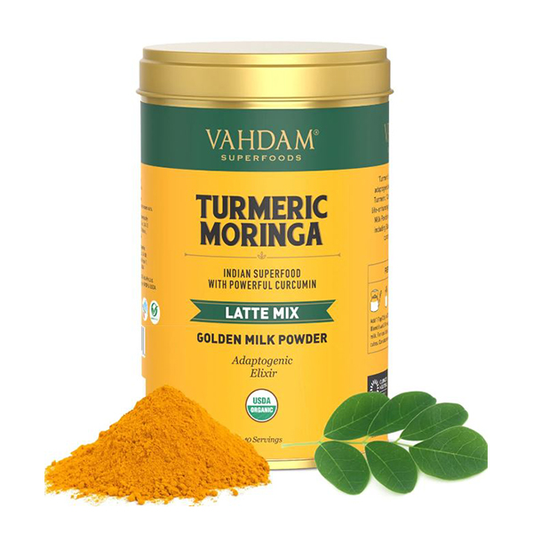 Turmeric Moringa Latte, Golden Milk Powder, 100G