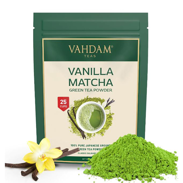 Vanilla Matcha Green Tea Powder, 50 Gm